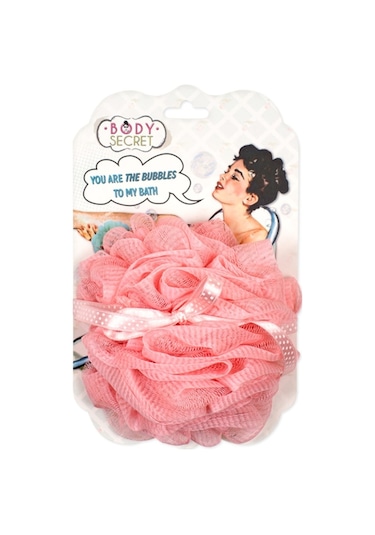 Bodysecret Saplı Banyo Lifi + Top Banyo Lifi Pembe