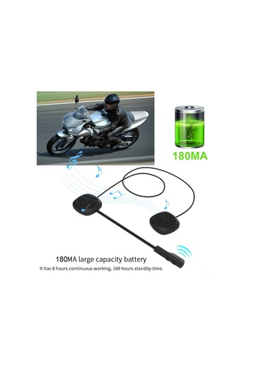 Lemestar Mh04 Motosiklet Kask Bluetooth 5.0 Kulaklığı - Elle Serbest Konuşma, 10m Alım Mesafesi, 8 Saat Çalışma Süresi Ve Stereo Müzik Diğer