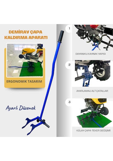 Demiray Çapa Makinası Kaldırma Aparatı - Ayarlı Sistem