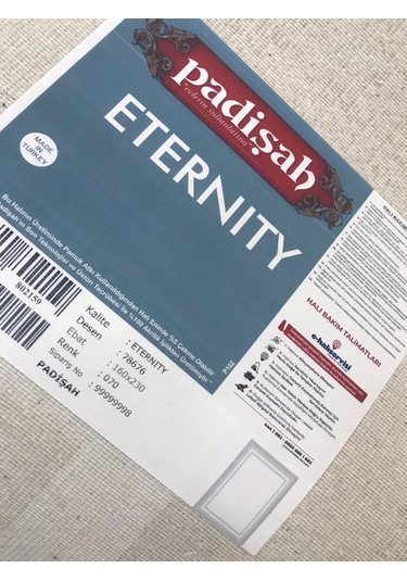 Padişah Halı Eternity 78676 070 Serisi Akrilik Salon Oturma Odası Halısı Kahve - Krem