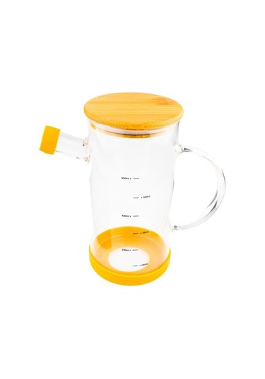 Bambum Gepetto - Bambu Kapaklı Yağdanlık 600ml Şeffaf
