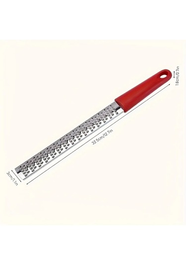 Cordial Kırmızı Manuel Mutfak Rendeleme Ve Bıçak Bileme - Paslanmaz Çelik, Limon, Peynir, Sebze Rendesi Kırmızı