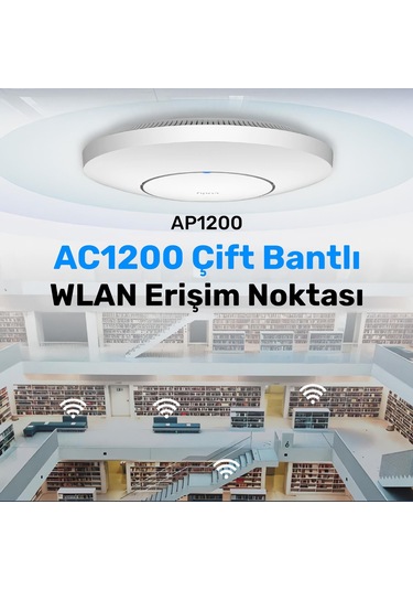 Cudy Ap1200 1 Portlu 10/100mbps Ac1200 2 Anten Tavan Access Point