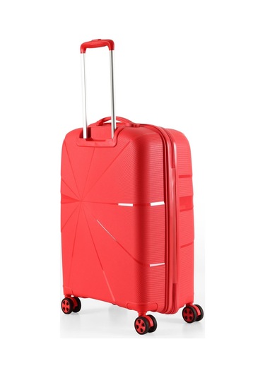 Ççs 5264 Büyük Orta 2 Li Valiz Seti Kırmızı