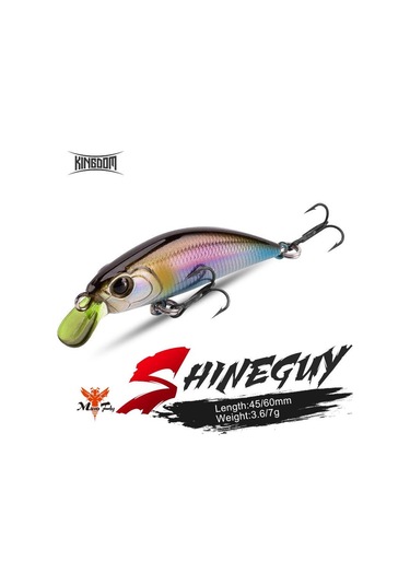 Krallık Balıkçılık Cazibesi Crankbait Isca Yapay Jerakbait Yavaş Batan 45mm 3.6g Wobblers Minnow Pike Alabalık Cazibesi Modeli 0502