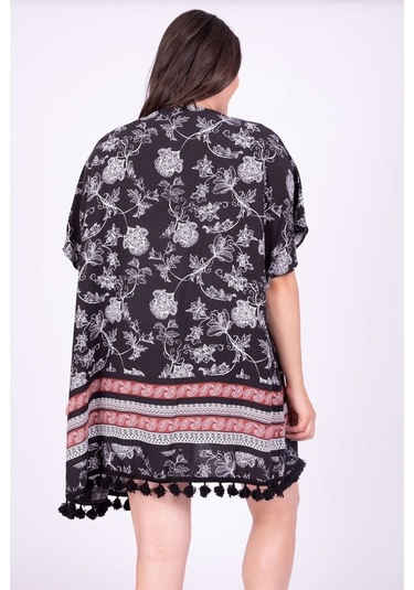 Püskül Detaylı Kimono 538652266