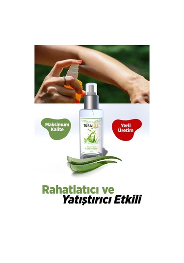 Tubalife 80 Derece Aloe Vera Kolonyası 100 ML