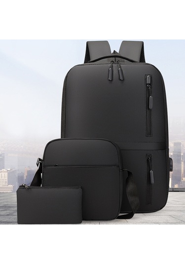 Springsun Erkek İş Çantası Usb Büyük Kapasiteli Dizüstü Bilgisayar Sırt Çantası Erkekler İçin Profesyonel Omuz Çantası Yönetici Dizüstü Bilgisayar Çantası İş Çantası Siyah