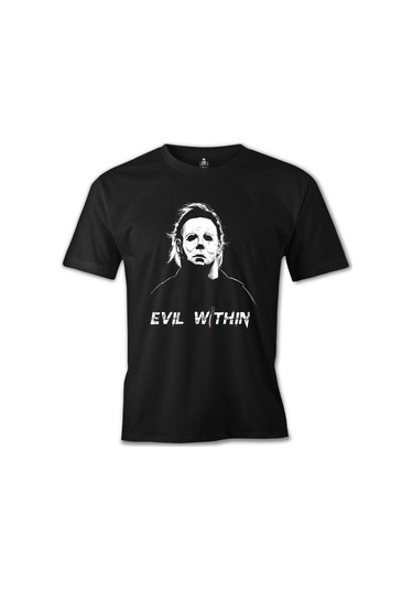 Halloween - Myers Siyah Erkek Tshirt