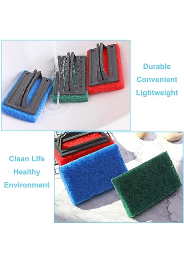 Cc Ggball Esinti 6 Parça Sünger Fırça Su Hattı Havuz Temizleme Fırçası Yüzme Havuzu Sünger Fırçası Plastik Havuz Fırçası Saplı Havuz Fırçası