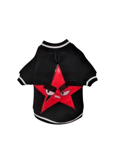 Gedyco Red Star Polarlı Küçük Irk Köpek Kolej Sweatshirtü
