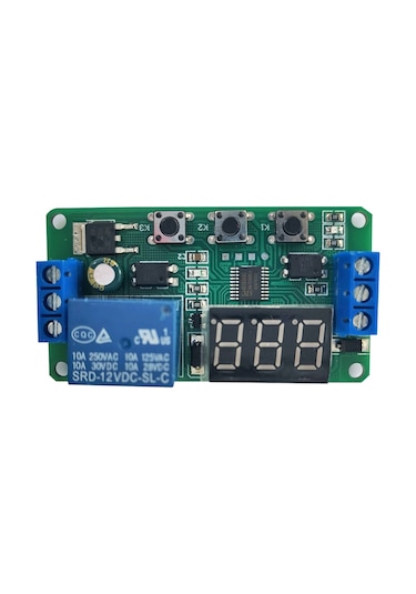 Singree 12v Led Gösterge Otomasyon Zaman Röle Modülü - 0.1sn-999dk Zamanlama Diğer