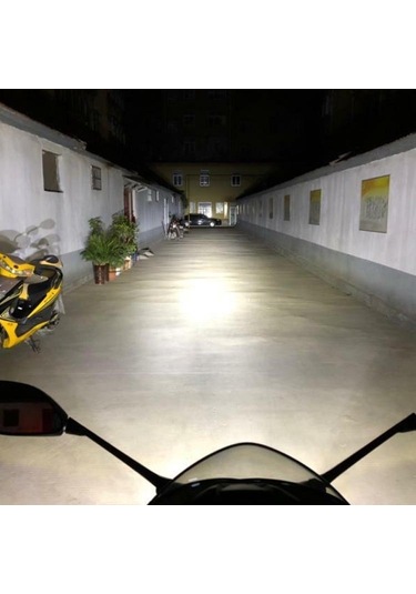 40w Sarı Işık Motosiklet Led Spot Far Araba Ön Tampon Işık Off-road Araç Modifiye Çatı Işık