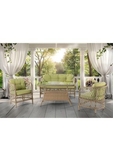 Tu Tienda Verona 2 1 1 Masa Bahçe Balkon Mobilyası,koyu Gri Yeşil