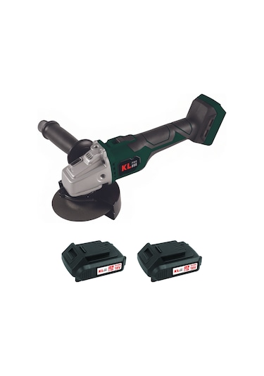 Klpro Klat18bs-20 18V/2.0Ah. 115MM Çift Akülü Devir Ayarlı Kömürsüz Şarjlı Avuç Taşlama
