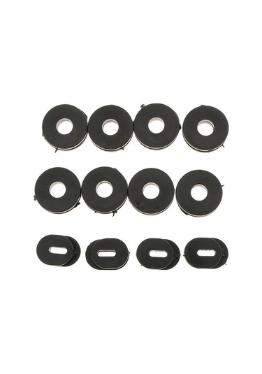 Yingfu Sunttek Gs125 Için Siyah Kauçuk Yan Kapak Motosiklet Araba Oto Grommets 12 Adet Takım Siyah