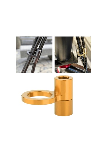 Suntek Dayanıklı Bisiklet Fren Kablo Tokası Kılavuzu Bisiklet Altın