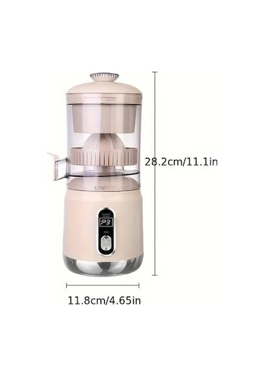 Fastbuy Sinuoshop Mavi Kablosuz Meyve Sıkacağı, Usb Şarjlı, Ayrılabilir Kapak, Ev Kullanımı İçin Mavi