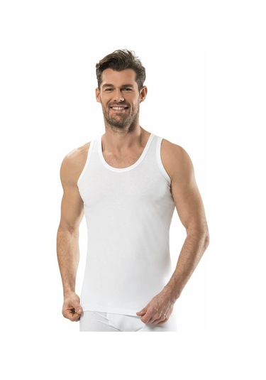 3 Adet Jiber Erkek Pamuk Likralı Atlet Jbr-147