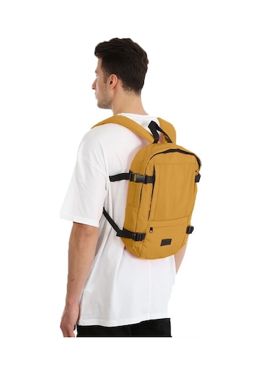 Bagslap Hardal Su Geçirmez Kumaş Sırt Çantası 1028