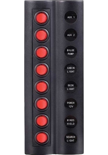 Bfy Marin Sigortali Switch Panel Tip:4 Anahtarlı