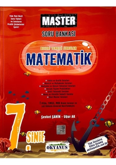 Okyanus Yayıncılık - 7.Sınıf Master Matematik Soru Bankası