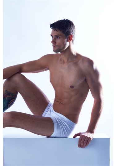 Josejuan 3'Lü Erkek Boxer Koton Likralı Bel Yazılı Lastik 1011-3'Lü Beyaz