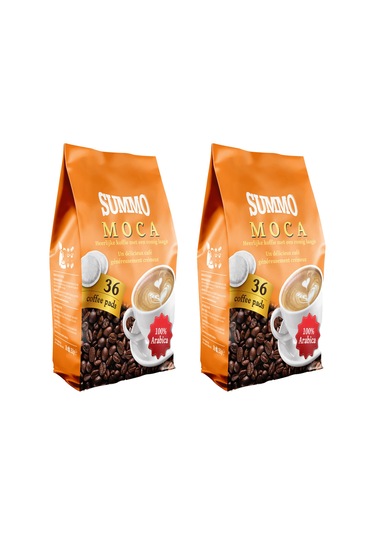 Summo Moca 72'li Avantaj Paketi Senseo Pad Coffee Pads Kahve Kapsülü 2 x 36'lı