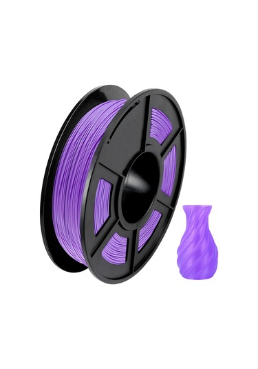 Sunlu Tpu 3d Yazıcı Filamenti 1,75 Mm Boyutsal Doğruluk +/- 0,02 Mm 0,5 Kg 1,1 Lbs Makara, Mor