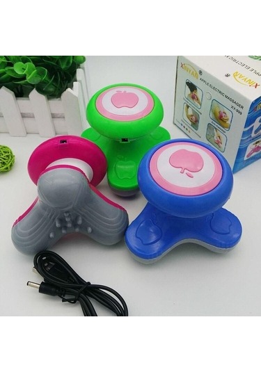 Soulader Usb Şarjlı Seyahat Masaj Aleti Taşınabilir Mini Fizyoterapi Cihazı Boyun Sırt Kol Renkli