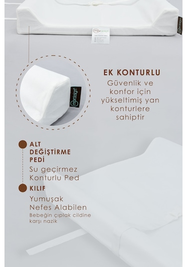 Mordesign Aşkabat Alt Bebek Değiştirme Minderi