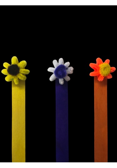 3 Lü Çiçek Model Ayraç