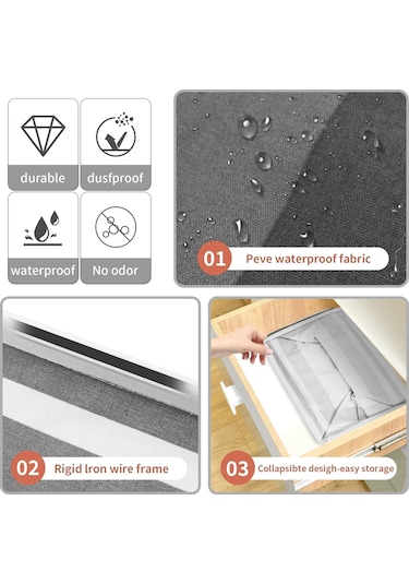 Büyük Çamaşır Sepetleri Su Geçirmez Bağlantısız Çamaşır Sepeti Diğer