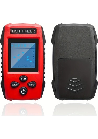 Willowhaven 1 Adet Akıllı Taşınabilir Sonar Balık Bulucu 45 Derece Derinlik Ölçer Alarmlı