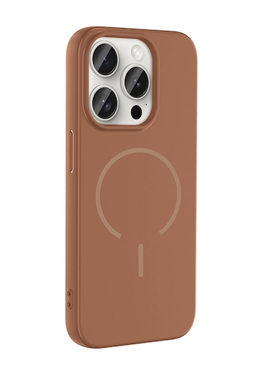 Apple Uyumlu iPhone 15 Pro Kılıf M-safe Şarj Özellikli Sys Meta Kapak - Siyah Siyah