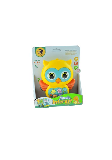 Oyuncak Sevimli Mini Baykuş Işıklı Sesli 15 Cm