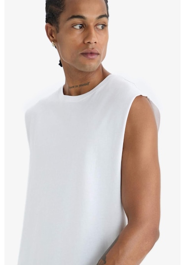 DeFactoFit Boxy Fit Bisiklet Yaka Sporcu Atlet A1821AX25HSWT80