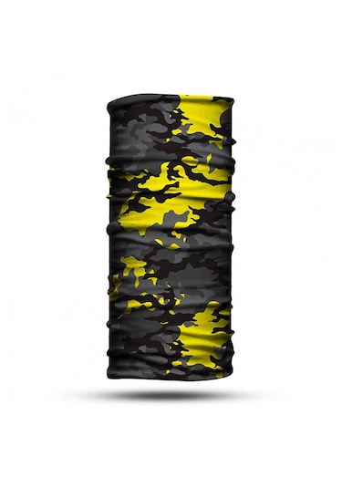 Vexo Camouflae Baf Bandana Sarı
