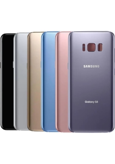 Samsung Uyumlu Galaxy S8 G955 Arka Kapak Cam Pil Batarya Kapağı