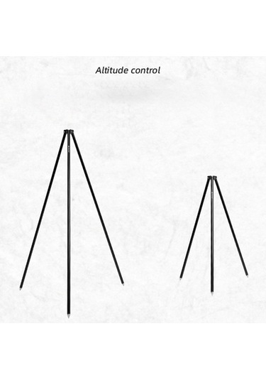Wondernest Tripod Titanyum Standı Şık Shınetrıp Renk Pot Pişirme Piknik Kamp İçin Asılı Alüminyum Alaşımlı Açık A073 - Ju Gri