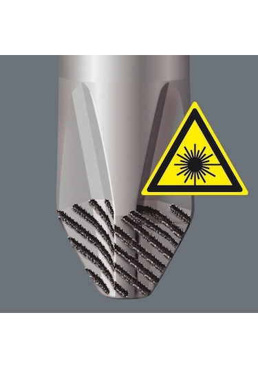 Wera 1850 Ph Kraftform Ballgrip/yumru Saplı Yıldız Tornavida, Ph 2 X 100 Mm