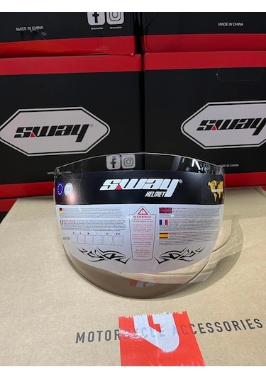 Sway Kask Camı 700-733-706 Uyumlu Şeffaf