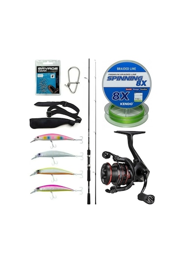 Yek Outdoor Spin Olta Seti Shimano Kamış Fx Xt Spinning Moderate Fast 2,70m 14-40g 2pc&okuma Ceymar Hd Chd-2500a Olta Makinesi