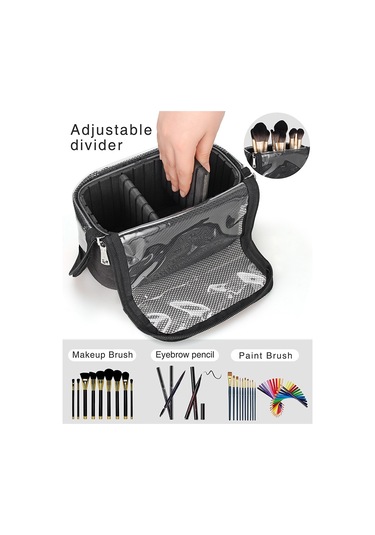 Moveevo Makyaj Fırçası Kutusu, Makyaj Bardağı Tutucu