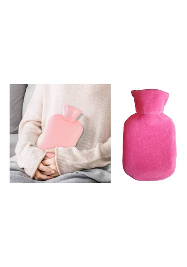 Sıcak Su Torbası Koyu Pembe 23x15x2cm 250 Ml