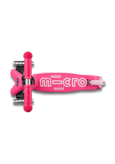 Mini Micro Deluxe Foldable Led Pink Scooter
