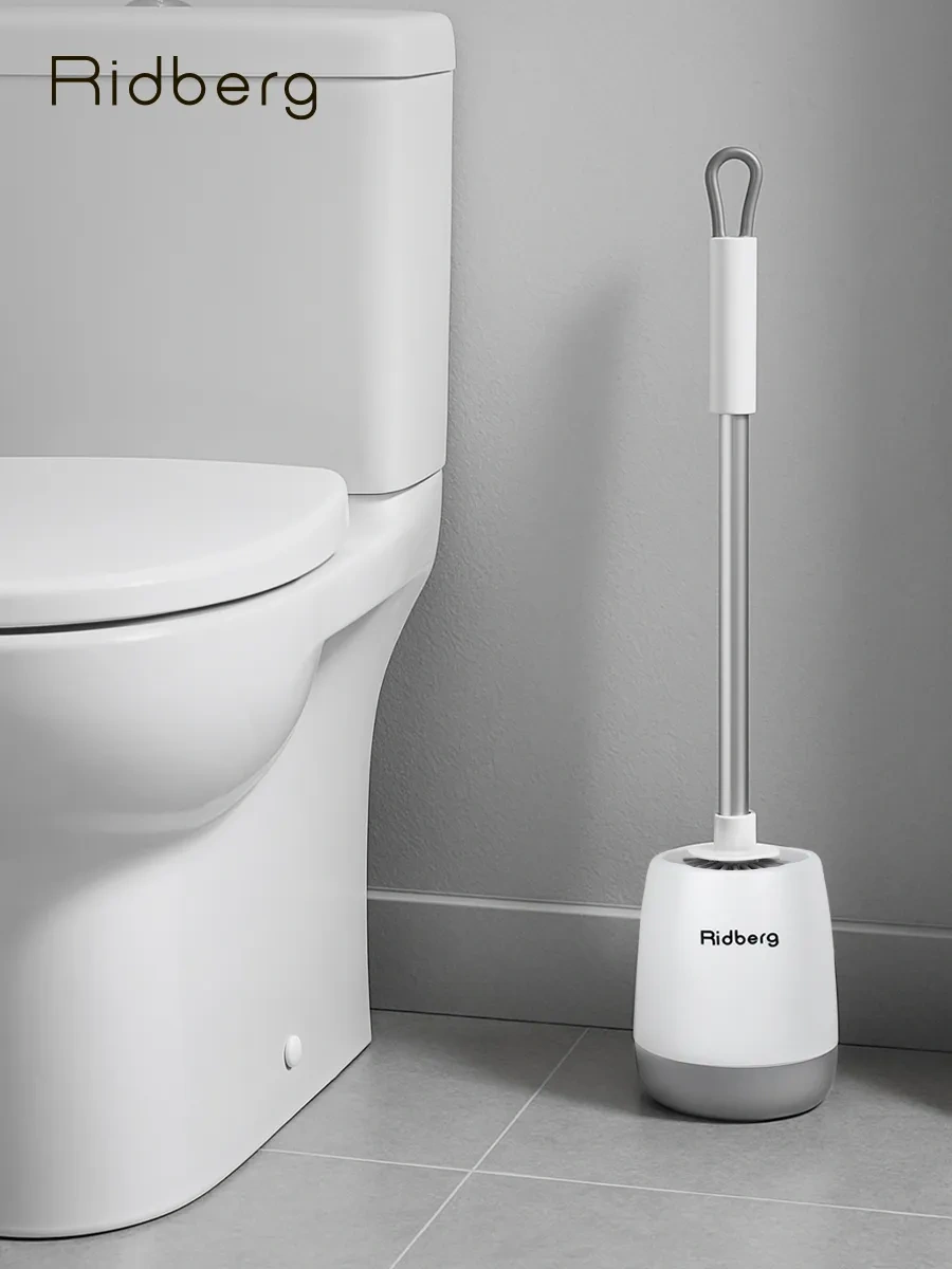 Rıdberg Home Tuvalet İçin 2'li Silikon Fırça Seti 267545980 Beyaz