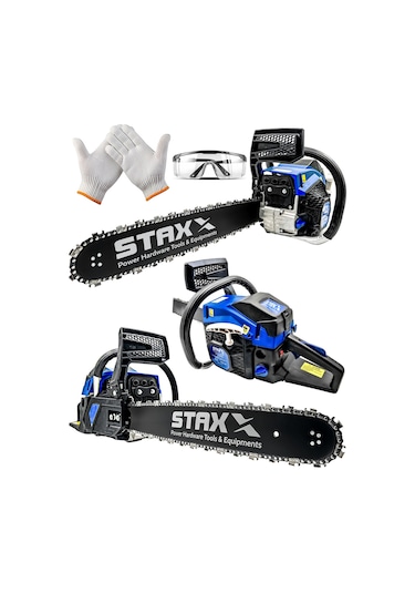 Staxx Power Turbo520 Benzinli Ağaç Kesme Motorlu Testere 52cc