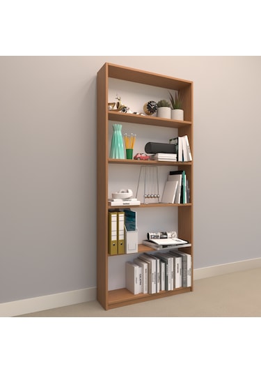 Rafkestir Asya Suntalam Kitaplık ( 80 X 180 Cm ) Bambu ( Mat )