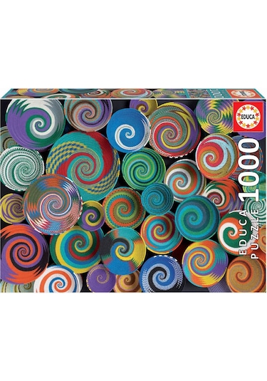 Educa 1000 Parça Renkli Afrika Sepetleri Puzzle